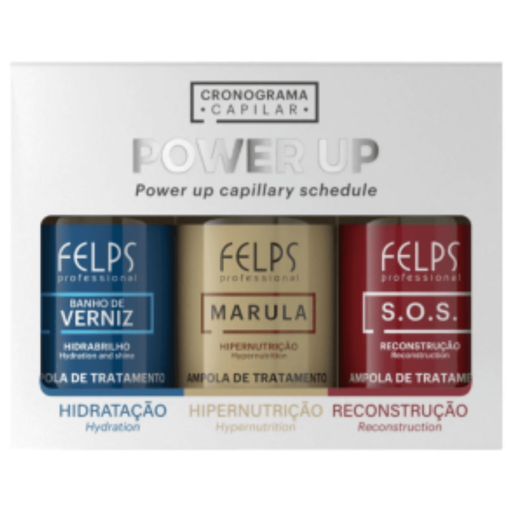 Kit Felps Cronograma Capilar 3x15ml