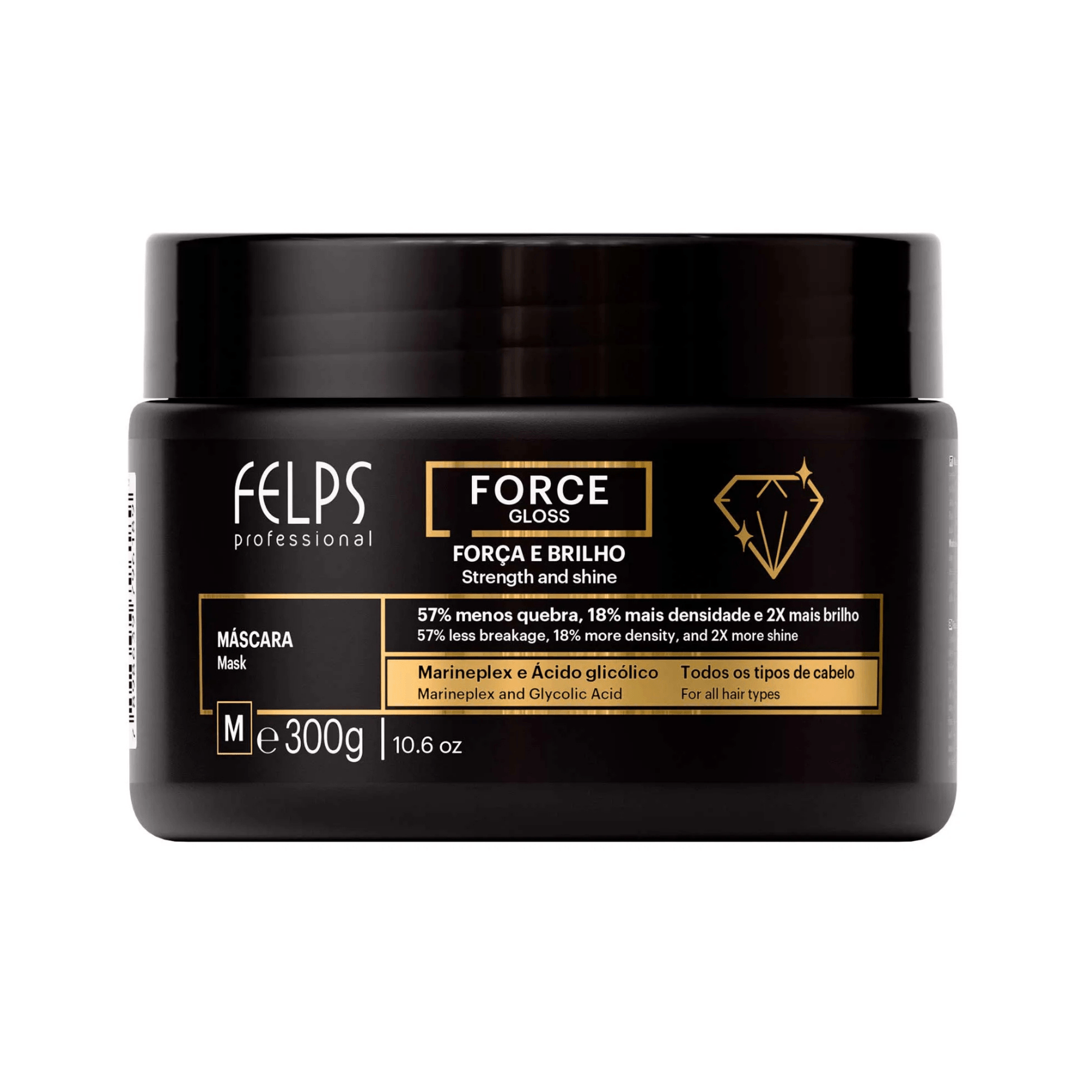 Máscara Felps Professional Force Gloss 300g