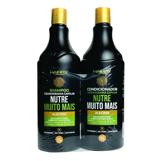 Kit Hair Fly Muito Mais Cachos 1L - Iap Cosméticos