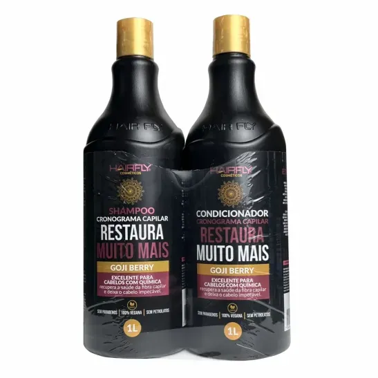 Kit Hair Fly Nutre Muito Mais Alecrim 1L - Iap Cosméticos