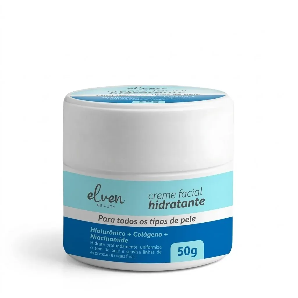 Creme Hidratante Facial Elven Beauty 50g