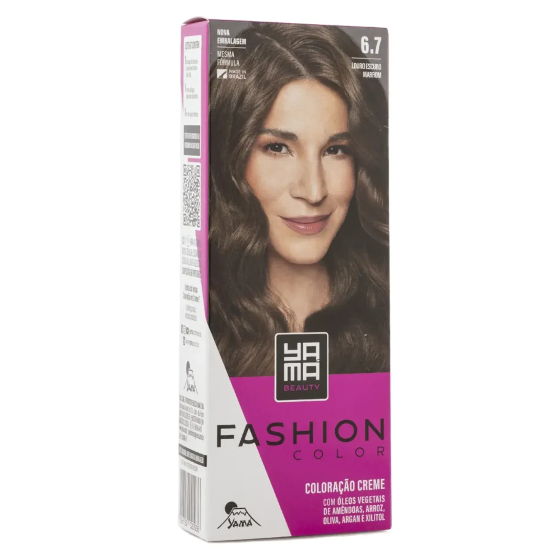 Coloração Yamá Fashion 6.7 Louro Escuro Marrom 60g