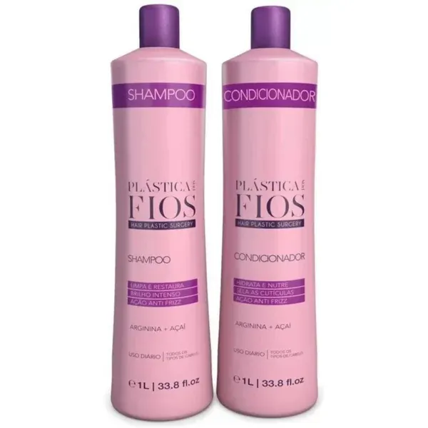 Kit Cadiveu Plástica Dos Fios - Shampoo e Condicionador