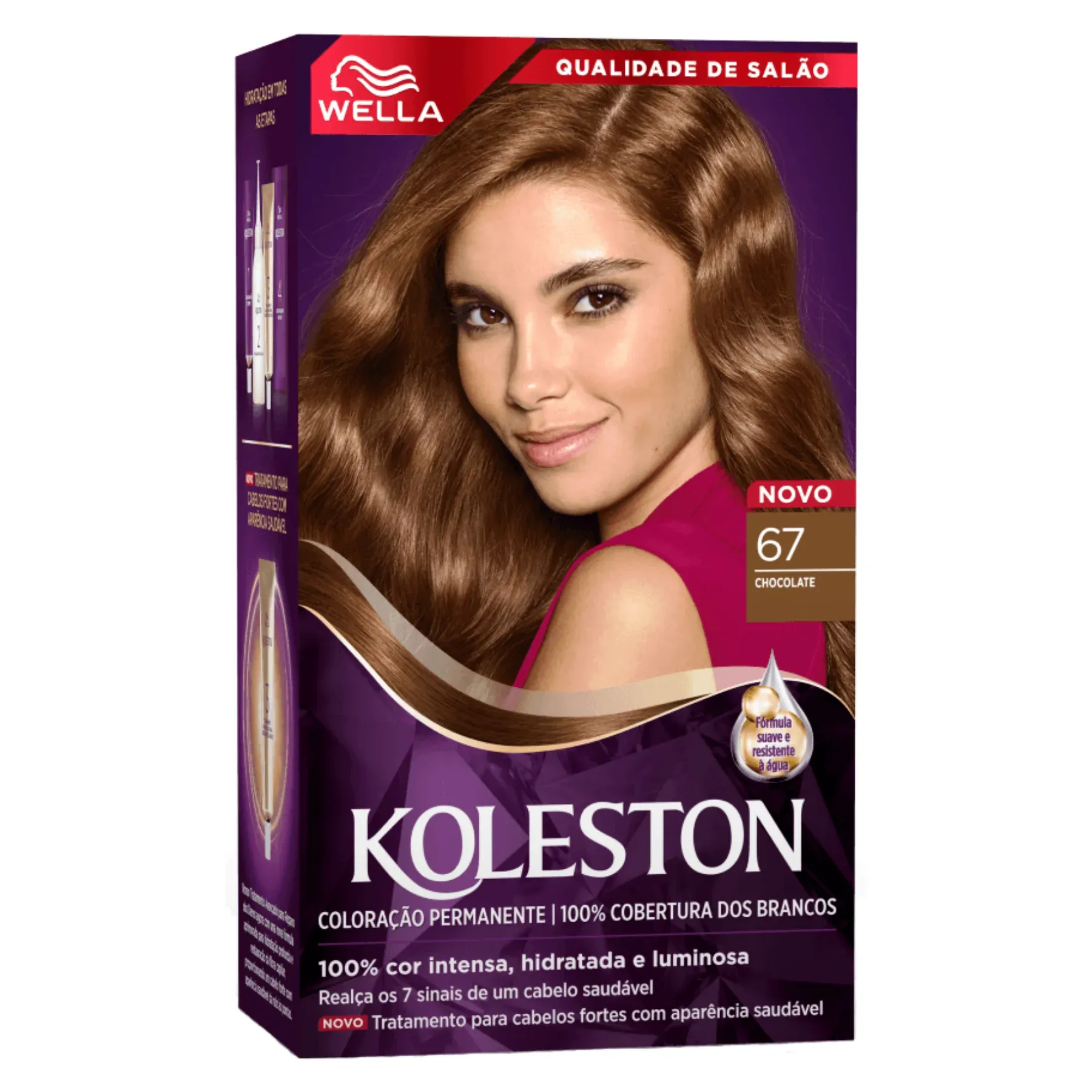 Coloração Kit Koleston 67 Chocolate
