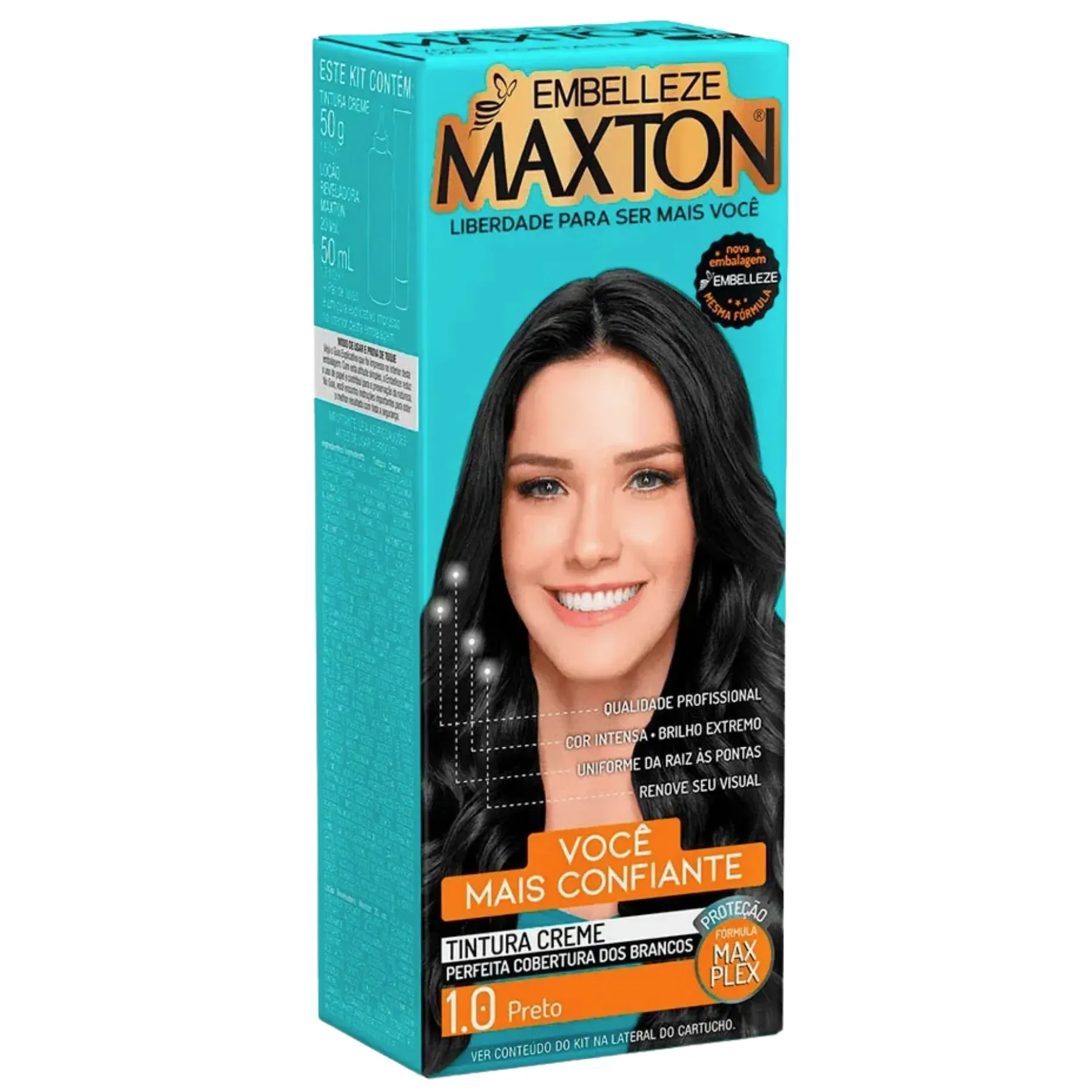 Coloração Kit Prático Maxton 1.0 Preto