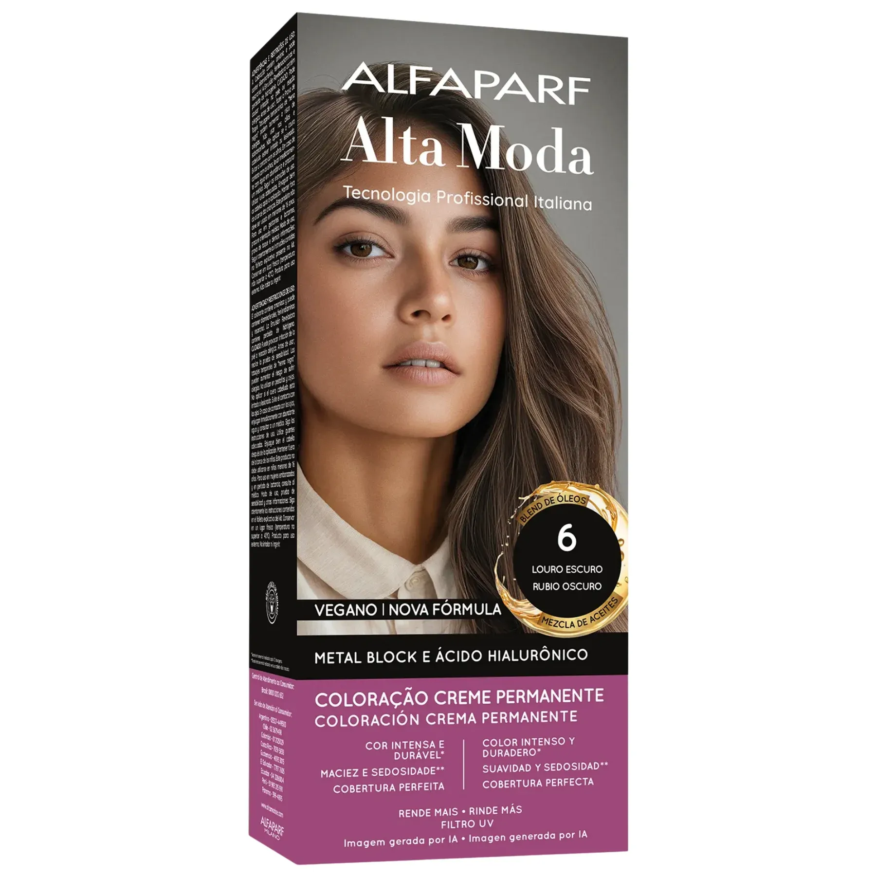 Coloração Creme Altamoda Ecolore 6 Louro Escuro