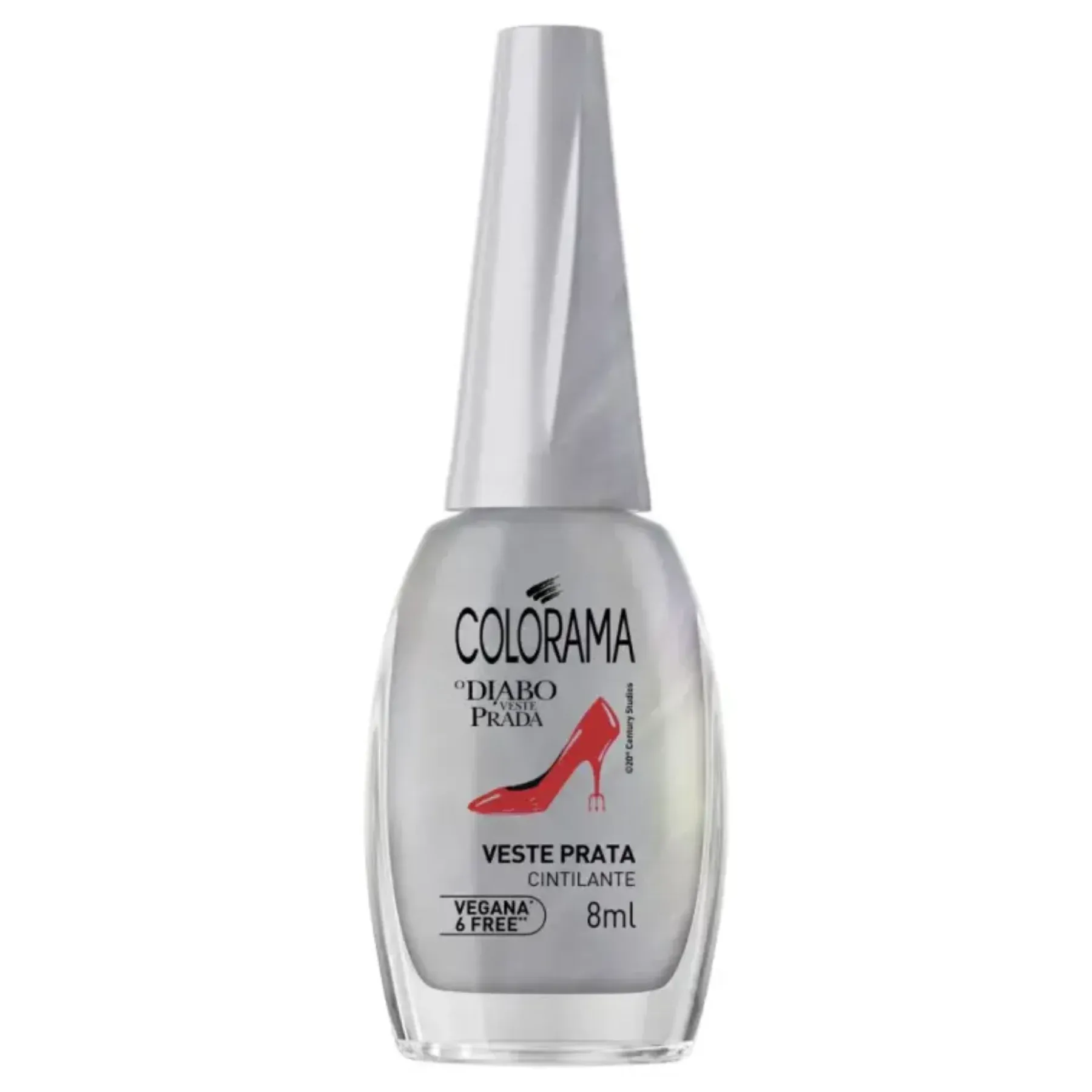 Esmalte Colorama O Diabo Veste Prada Veste Prata 8ml