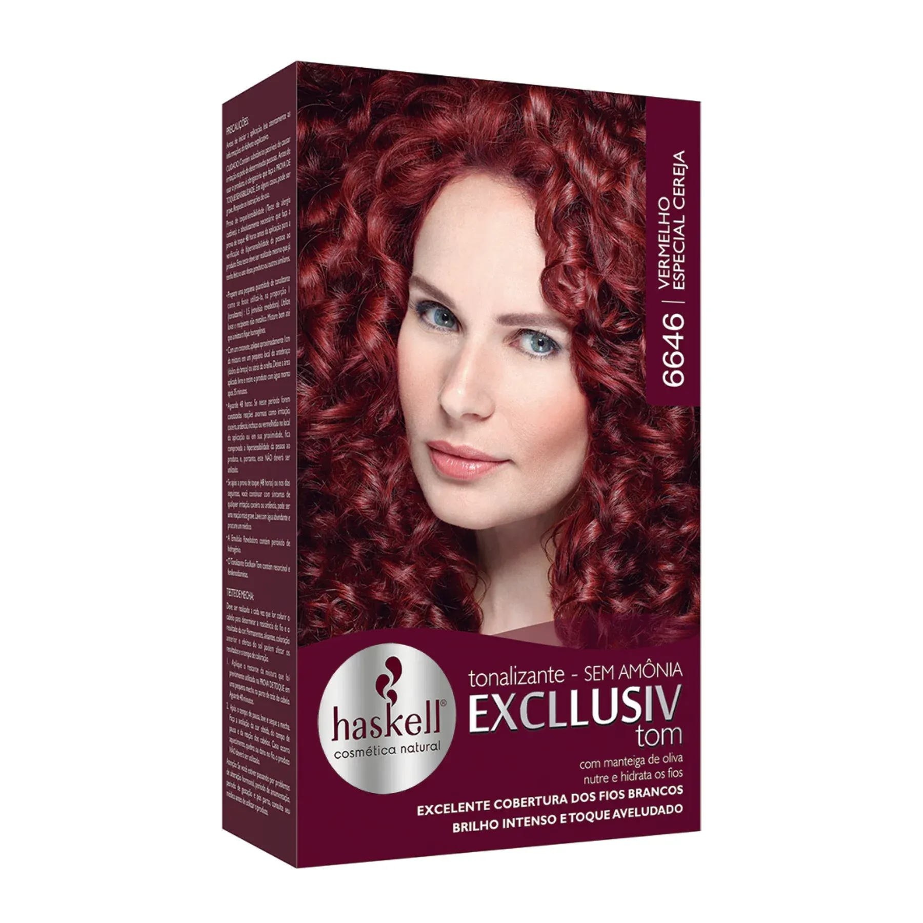 Kit Tonalizante Haskell Tom 6646 Vermelho Cereja
