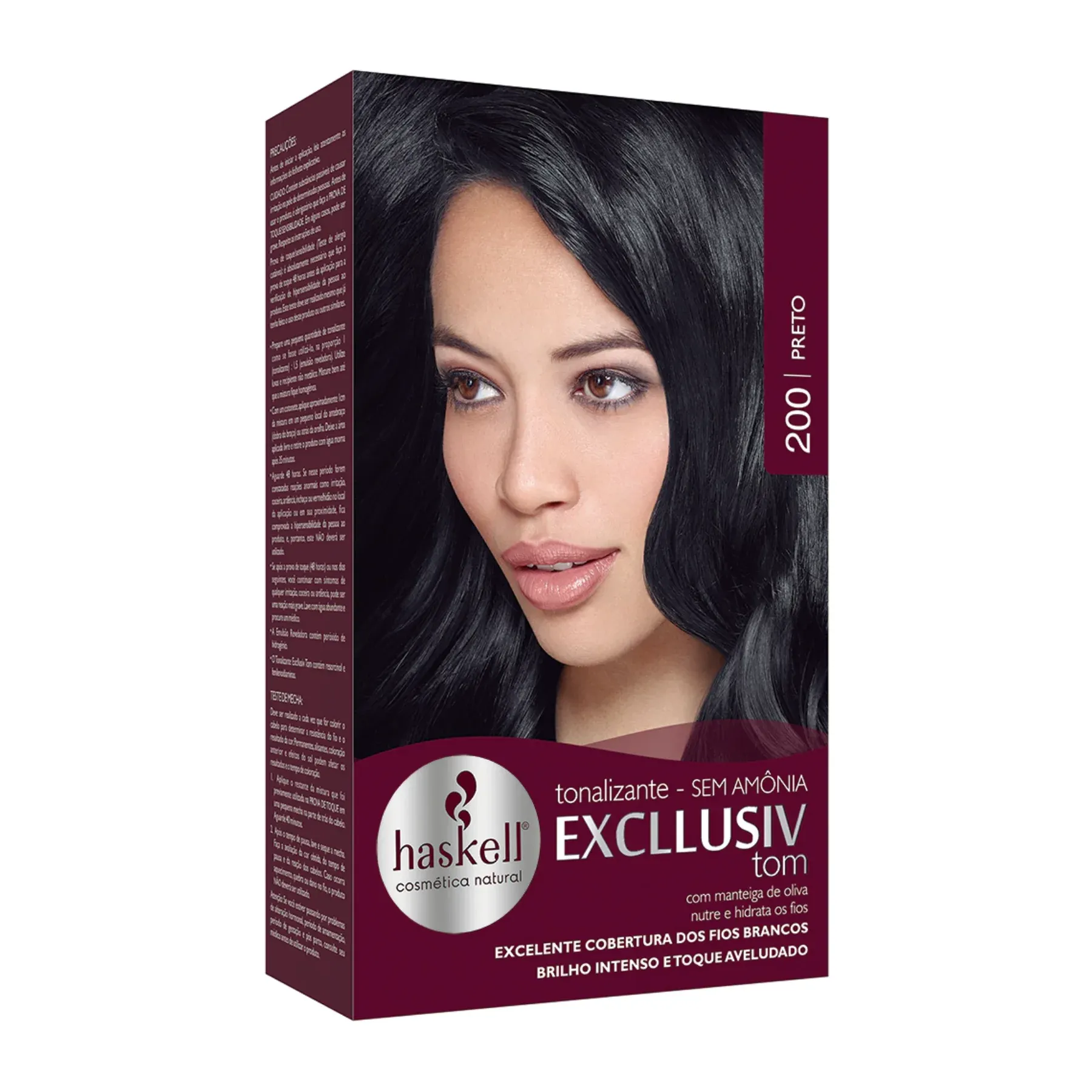 Kit Tonalizante Haskell Excllusiv Tom 200 Preto