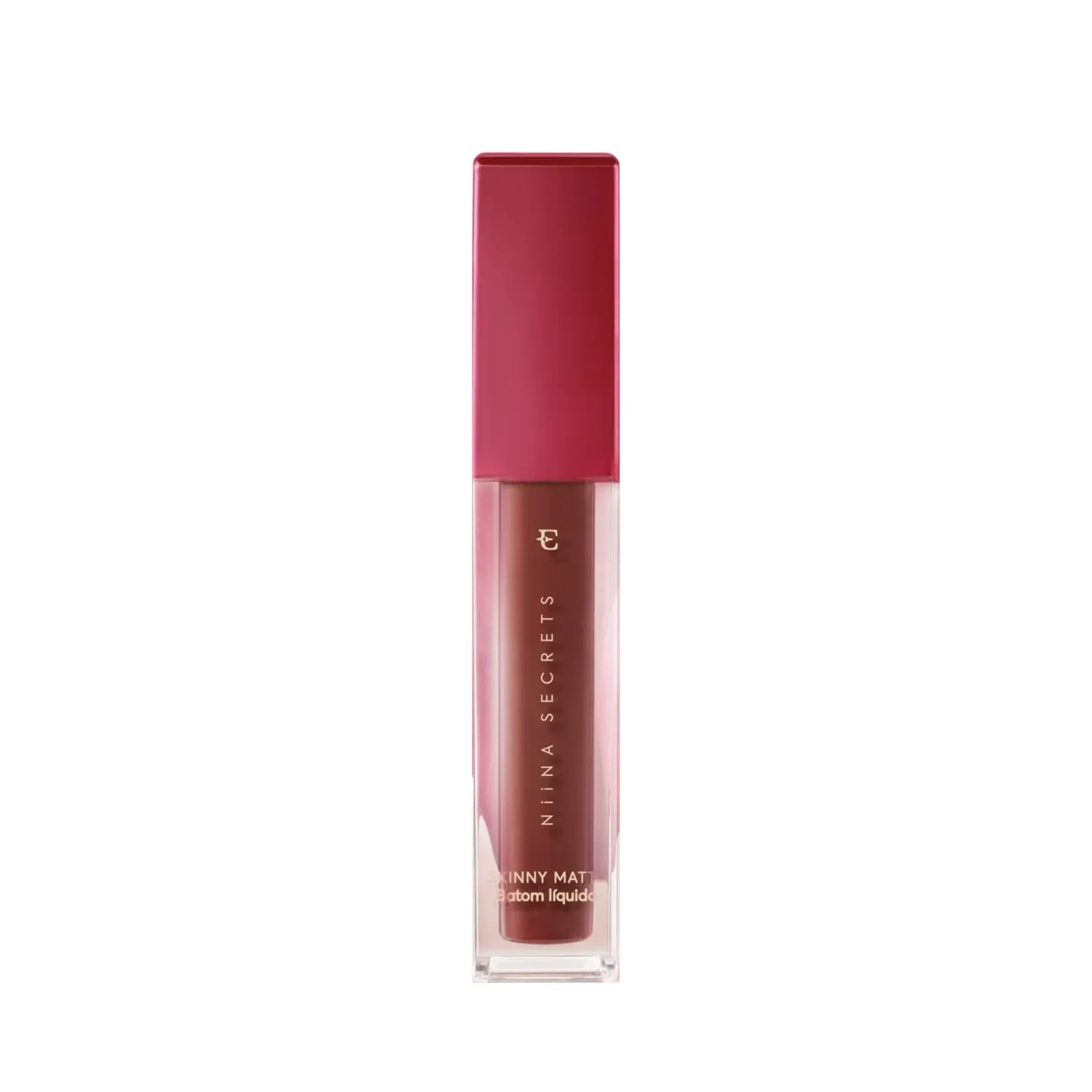 Batom Líquido Niina Secrets Skinny Matte Castanho Begônia 5ml