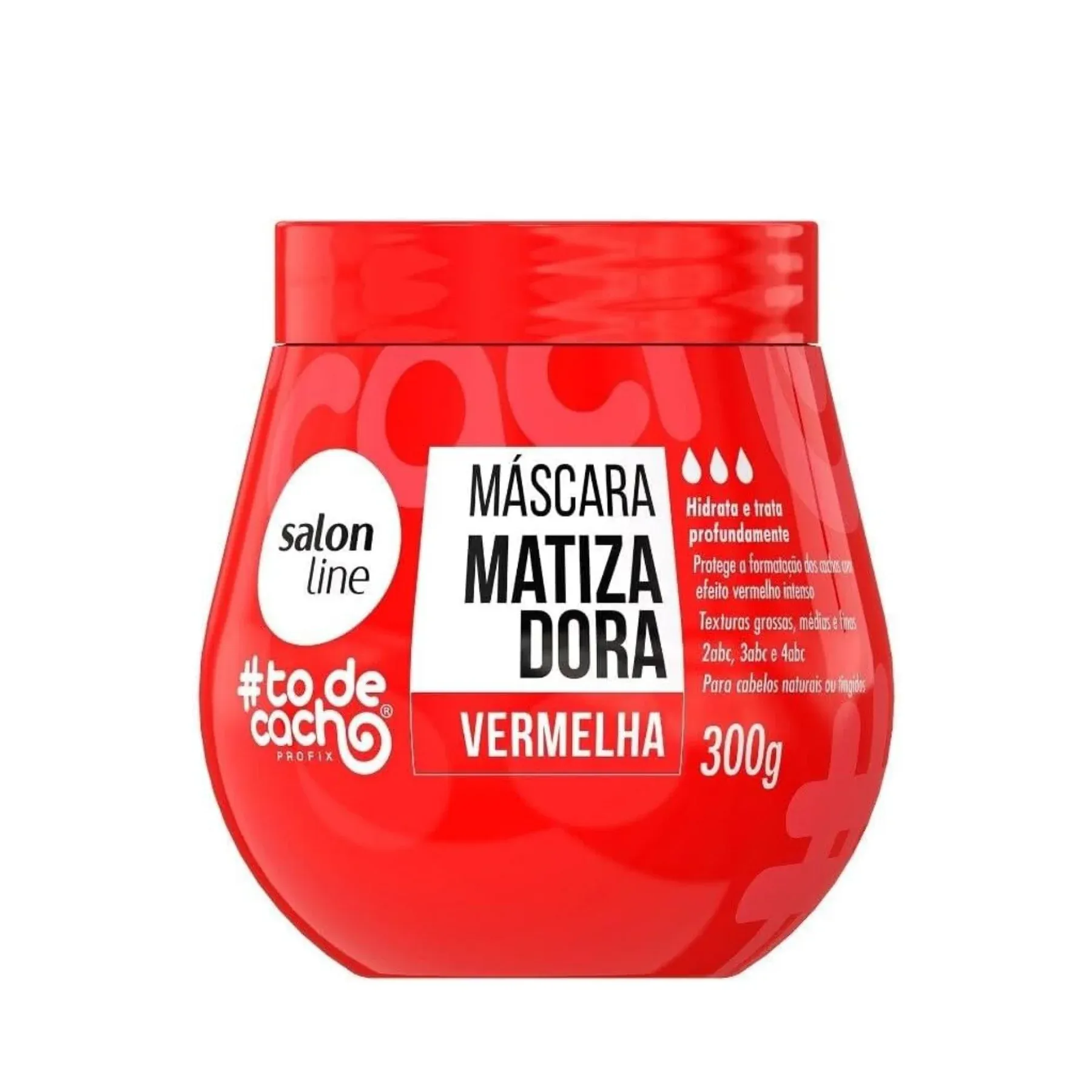 Máscara Matizadora Salon Line #TôDeCacho Vermelha 300g