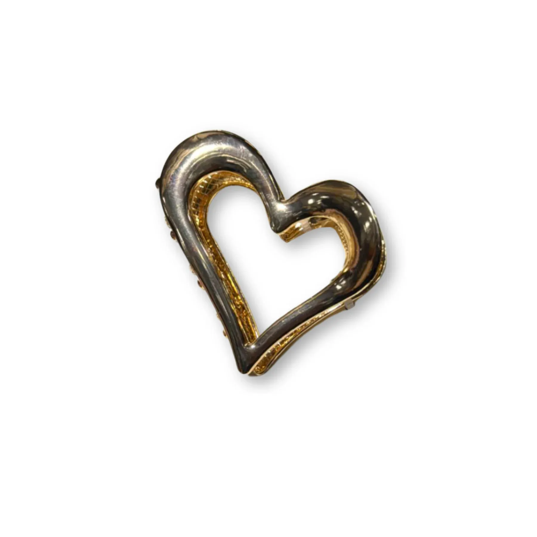 Prendedor de Cabelo ThePró Heart Gold