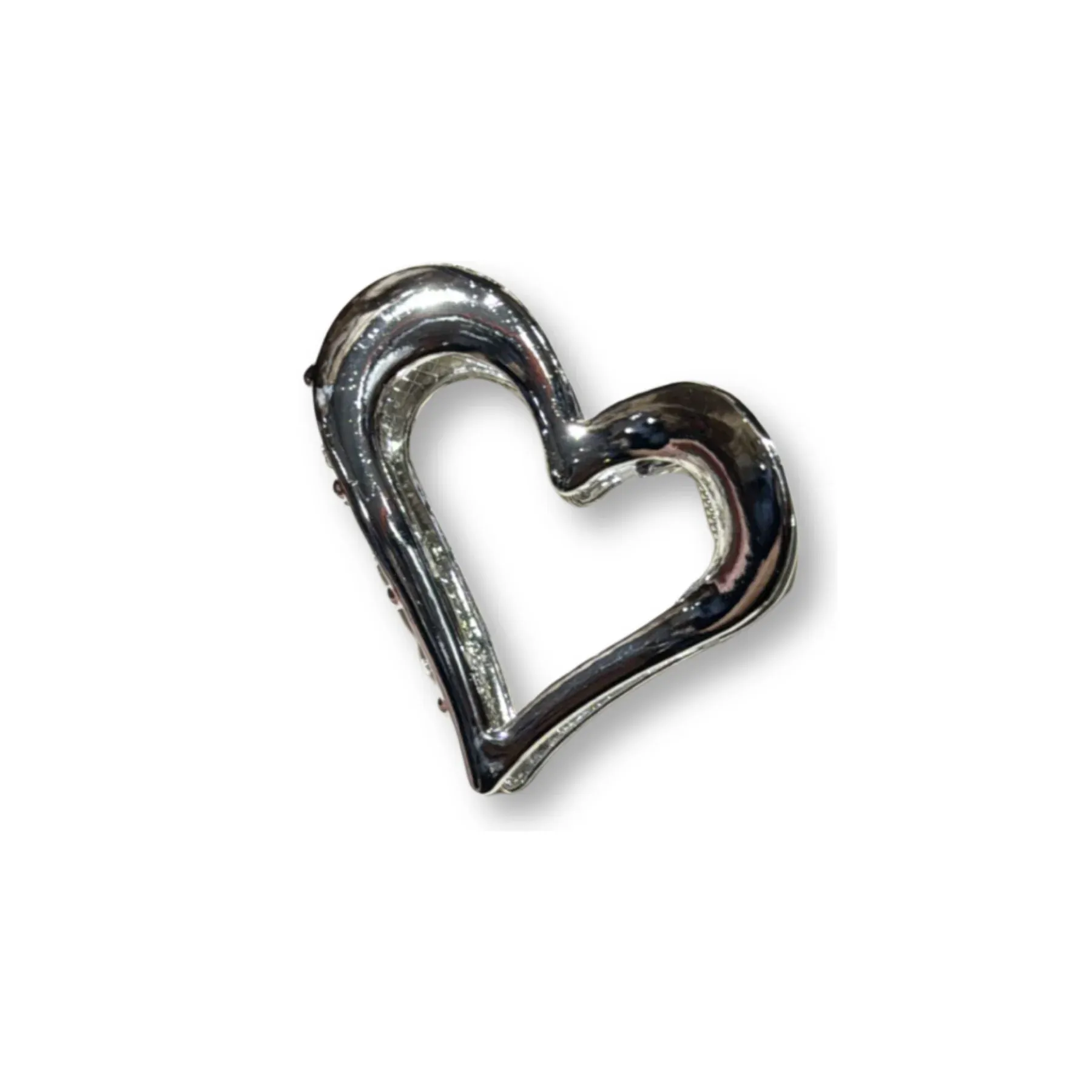 Prendedor de Cabelo ThePró Heart Silver
