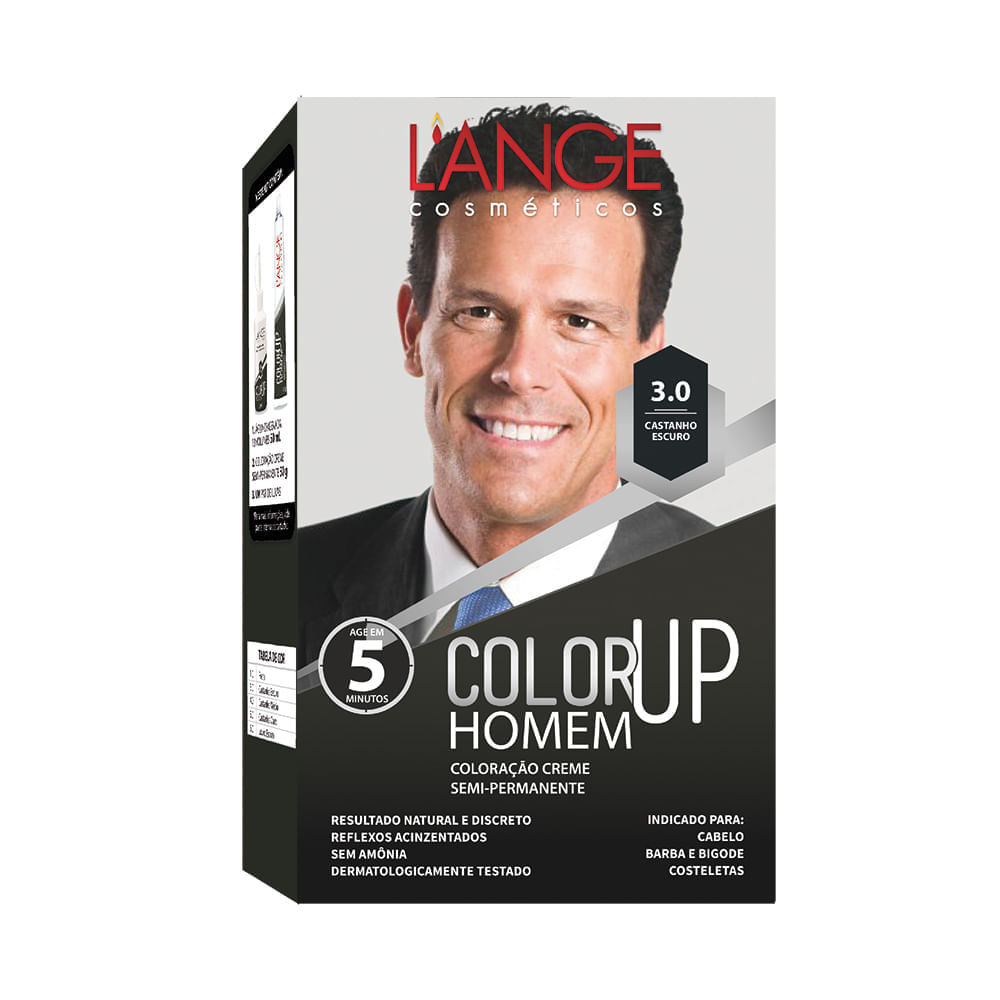 Coloração Kit Color Up Men 3.0 Catanho Escuro