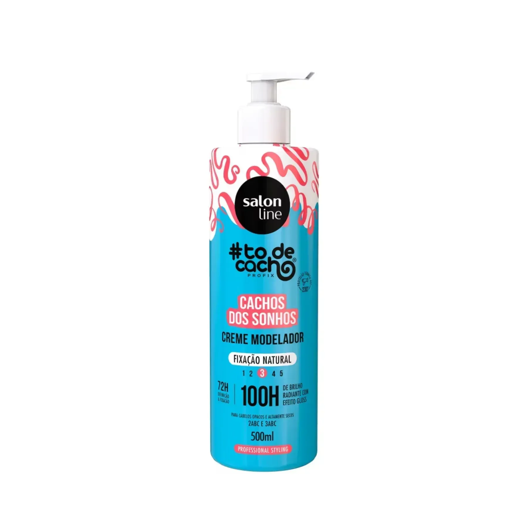 Creme Modelador Salon Line Fixação Natural 500ml