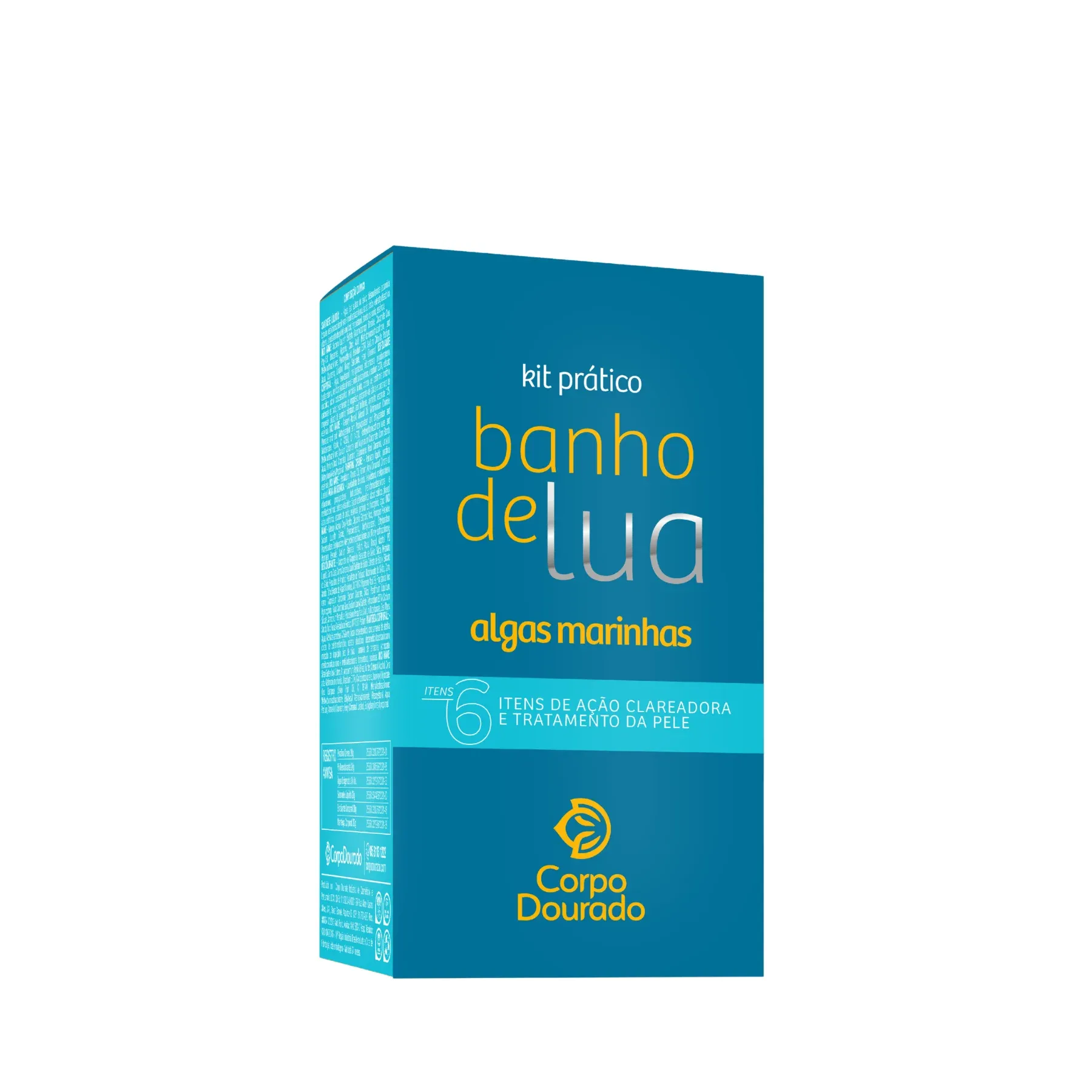 Kit Prático Banho De Lua Corpo Dourado Algas Marinhas
