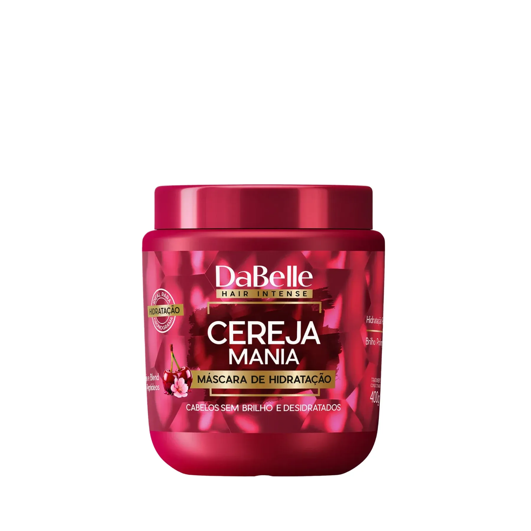 Máscara Capilar DaBelle Cereja Mania Hidratação 400g