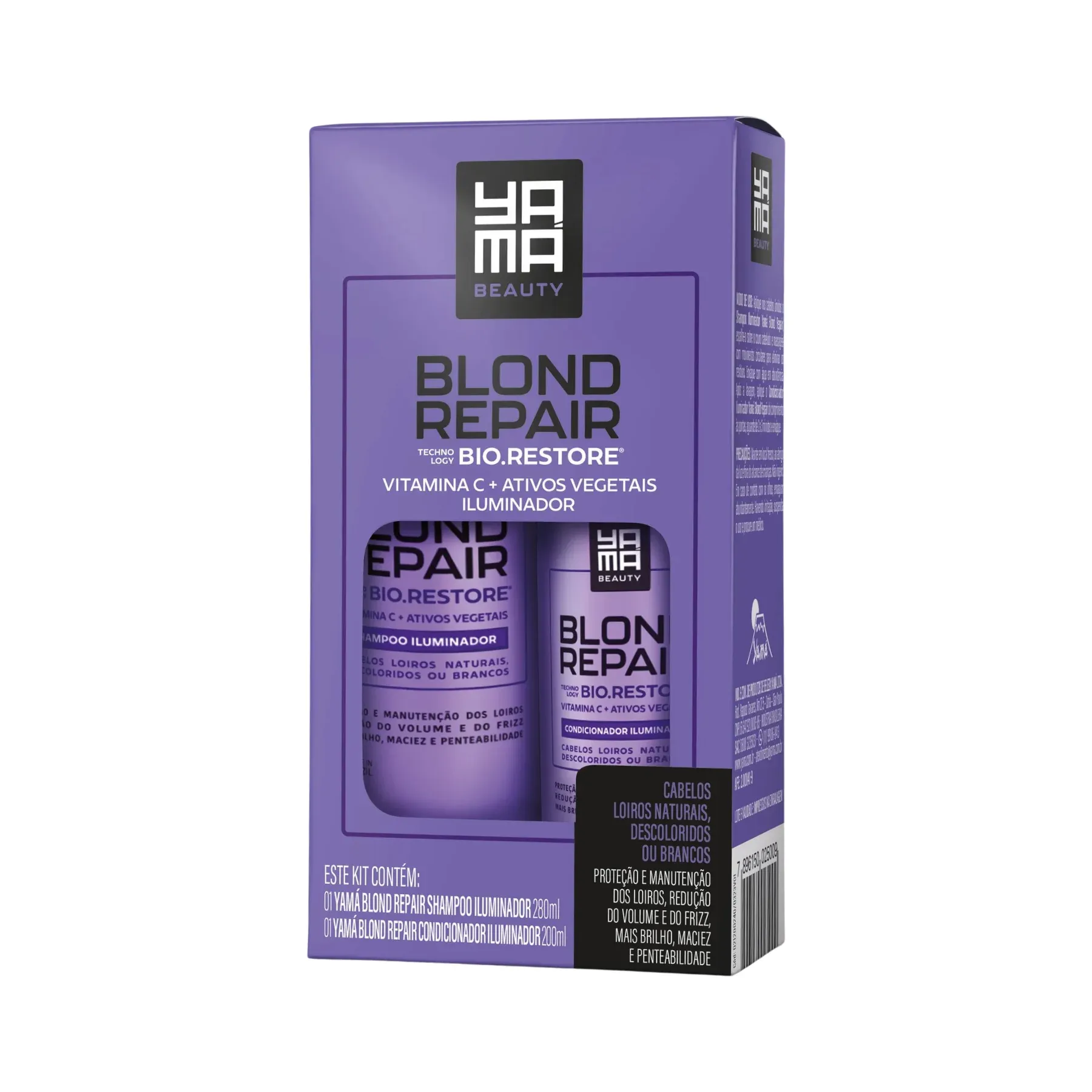 Kit Shampoo + Condicionador Yamá Blond Repair