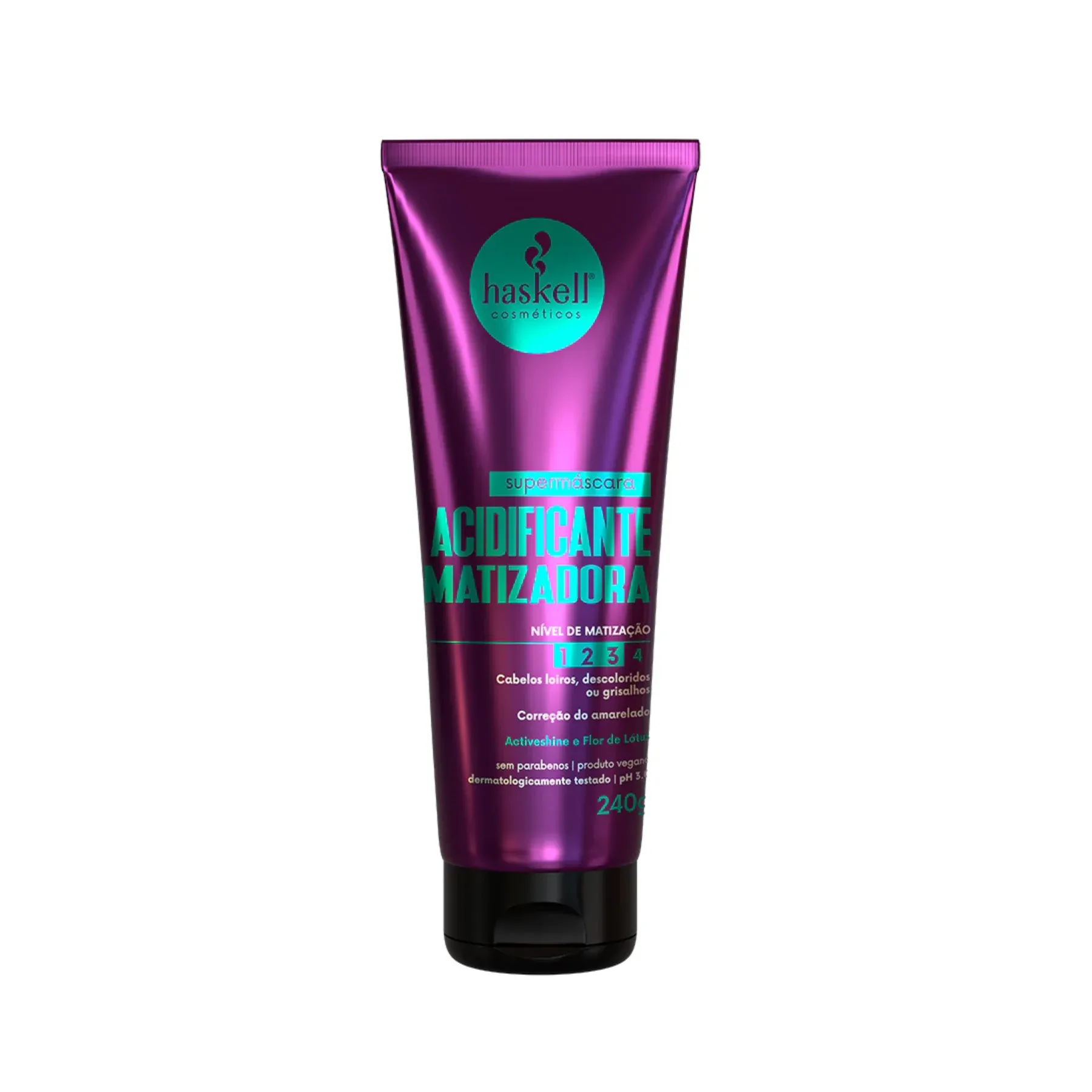 Super Máscara Haskell Acidificante Matizadora 240g