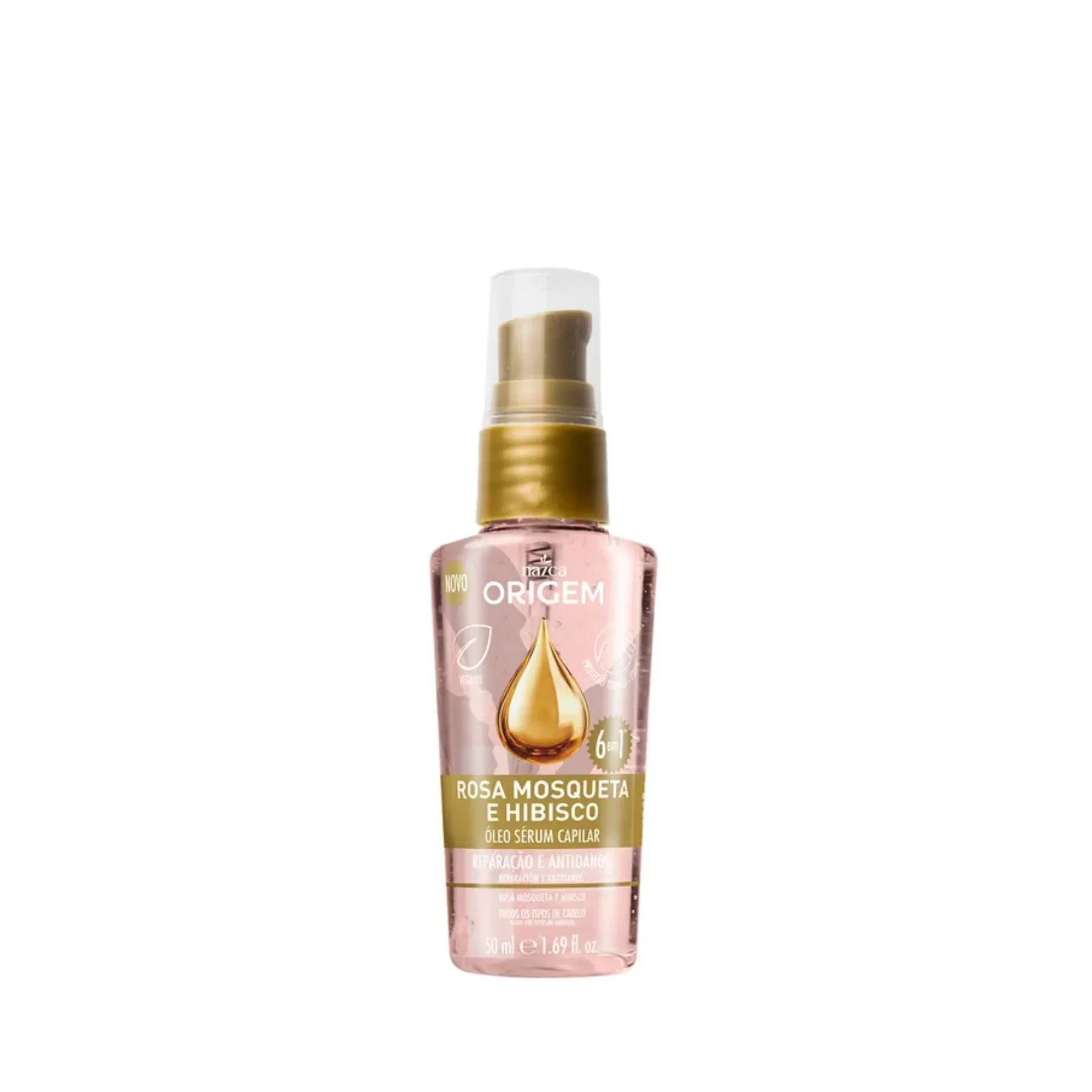 Óleo Sérum Capilar Origem Rosa Mosqueta e Hibisco 50ml