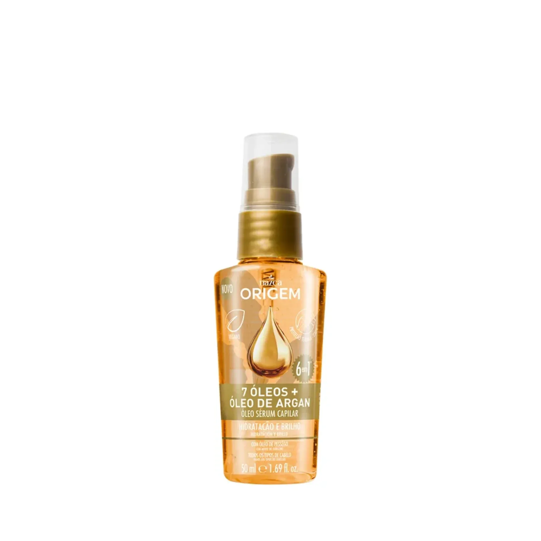 Óleo Sérum Capilar Origem 7 Óleos + Argan 50ml