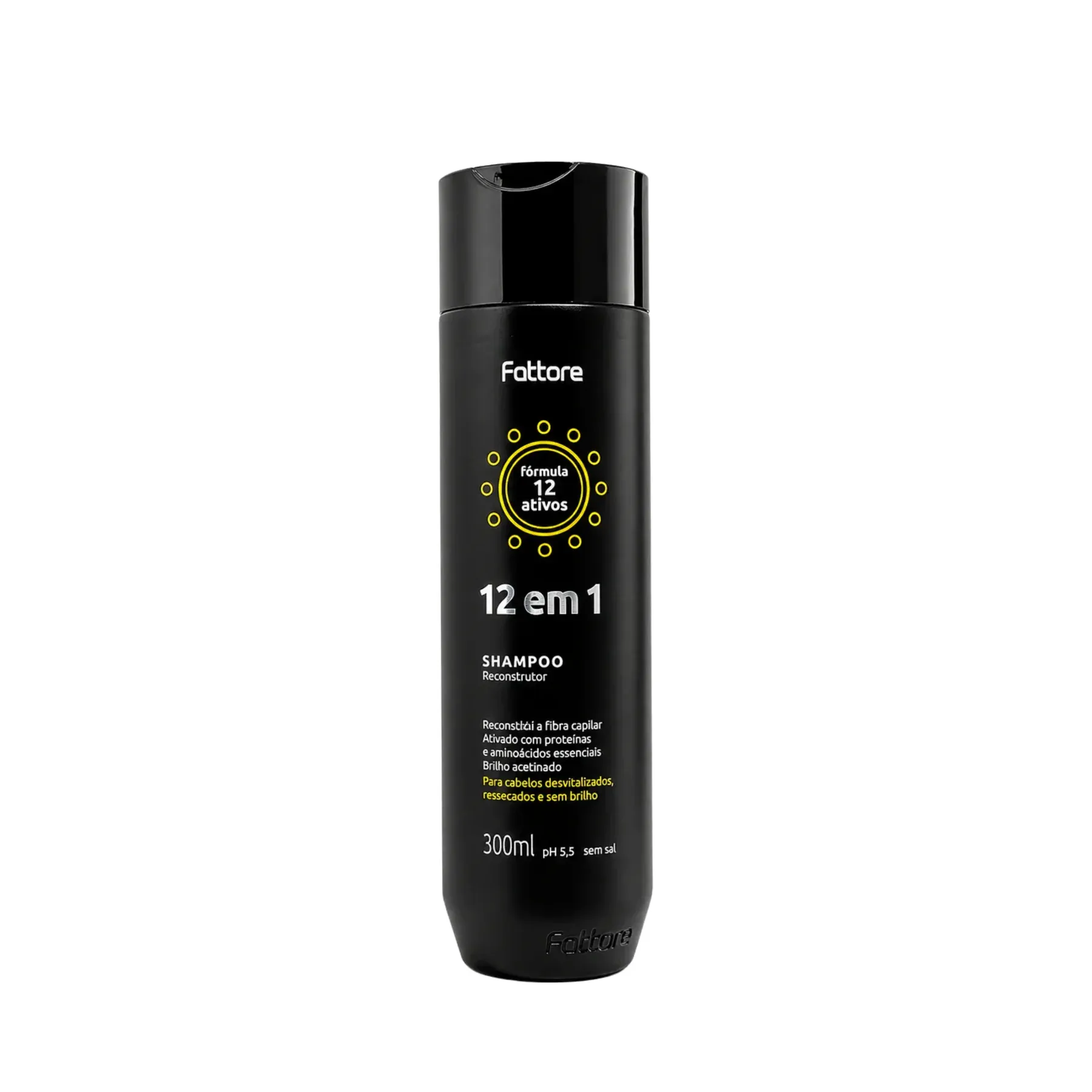 Shampoo Fattore 12 em 1 Reconstrução Profunda 300ml