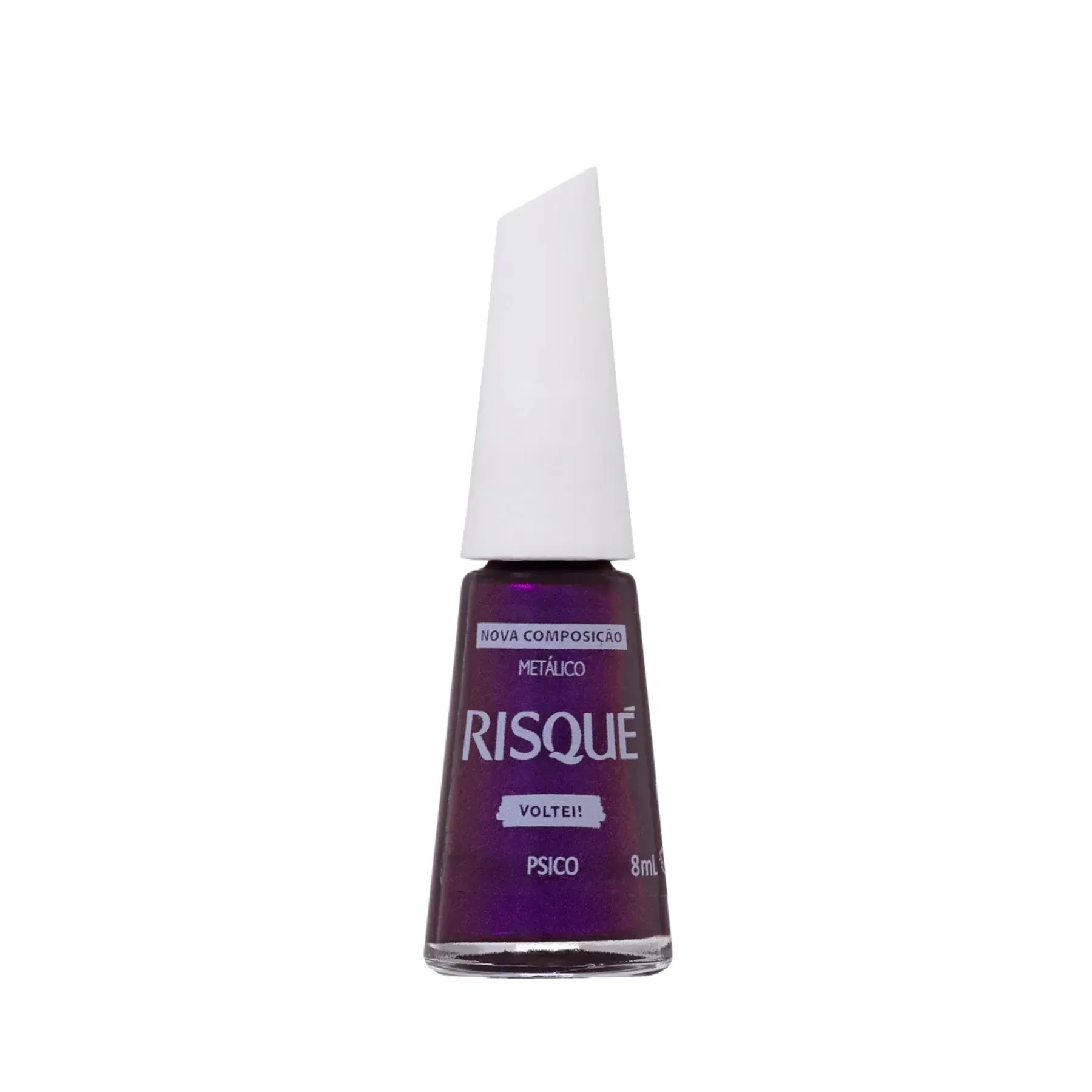 Esmalte Risqué Psico Roxo Metálico 8ml